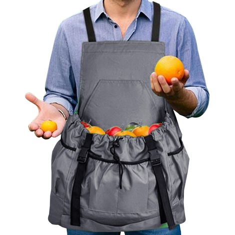 Tablier de jardin imperméable et réglable avec poches Tablier de jardinage pour le travail le barbecue et la cuisine pour chef femme (1/4)