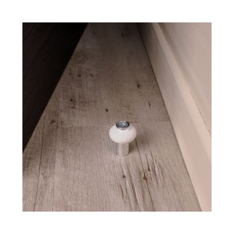 Ouvre&Déco – Butée de porte sol CITY GM, Zamak chromé (1/2)