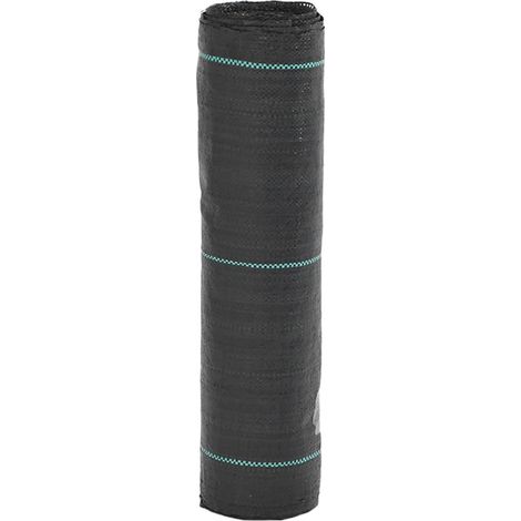 Weed Membrane Black 0.5x50 m PP vidaXL