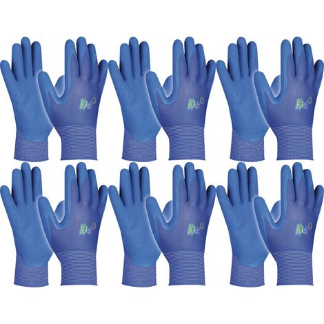 vasalat Schutzhandschuh Gebol Kids Kinder Handschuh blau / 6 Paar