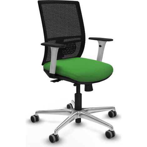 Silla de oficina piqueras y crespo Yunquera malla negra soporte lumbar ajustable (1/2)