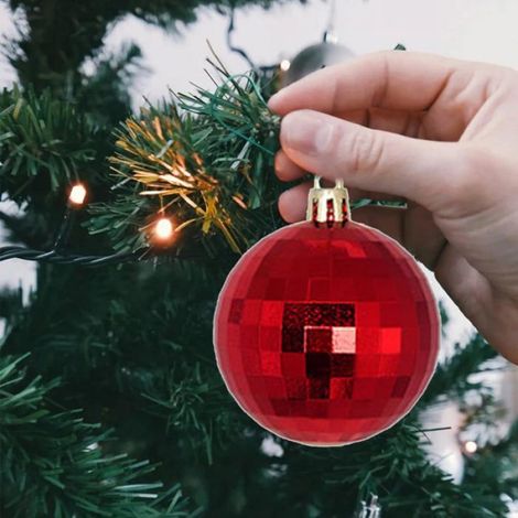 Boules De Noel - 44 Pièces Incassables En Plastique - Pour Sapin De Noel Et Décorations De Fêtes - Or Rouge Vert (1/5)