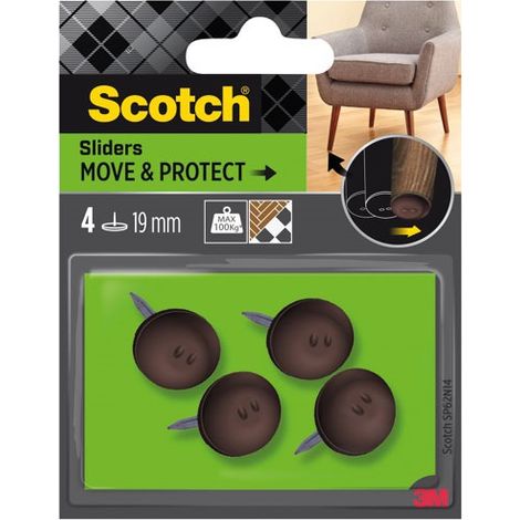 3M Lot De 4 Patins En Plastique 3M