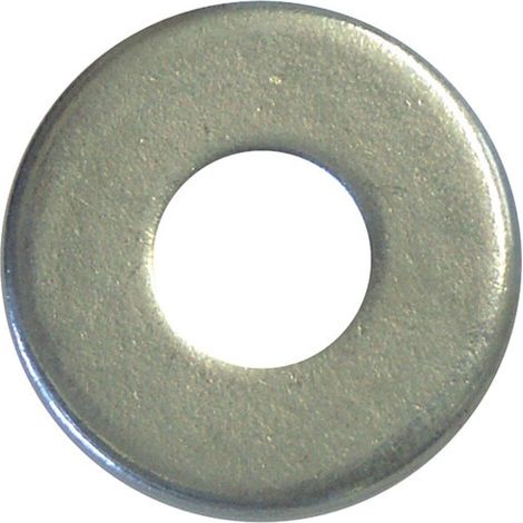 Rondelle large en acier zingué diamètre 10mm, 50 pièces. (1/4)