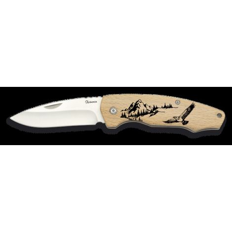 Coltello pieghevole Martinez Albainox Navaja manico legno 7,5 cm