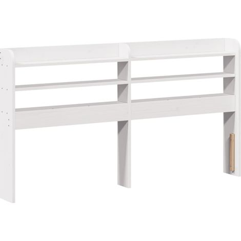 Maison Exclusive - Cabecero de cama con estantes madera maciza pi