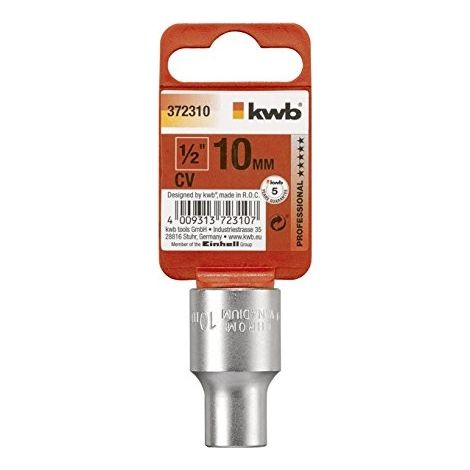 Llave de vaso kwb 372330 acero cromo vanadio 30 mm 1 2