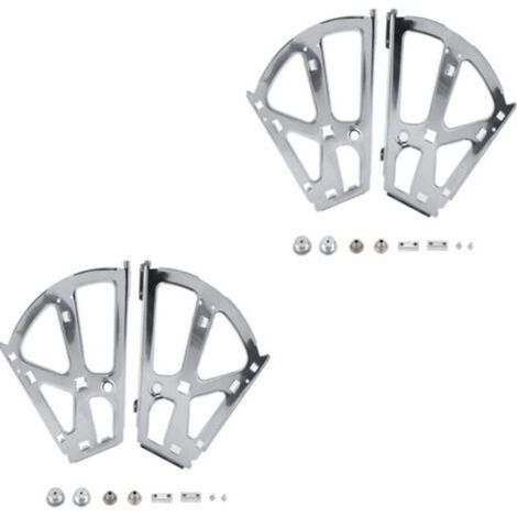 2 Pack Charnière pour meuble,Chaussures Tiroir Cabinet Charnières Turing Rack En Acier Cadre Charnières Pièces Meubles (2 Layers) 2 Pcs (1/5)