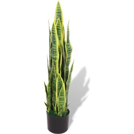 Künstliche Sansevieria Bogenhanf mit Topf 90 cm Grün