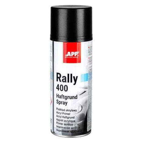 Appret carrosserie - APP Rally 400 - Noir - Prêt à l'emploi - Séchage rapide 20 min