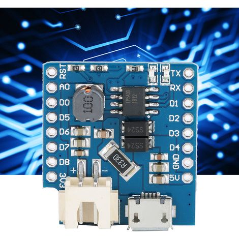D1 Mini Battery Shield Einzel-Lithium-Akku-Boost-Ladeplatinenmodul (1/5)