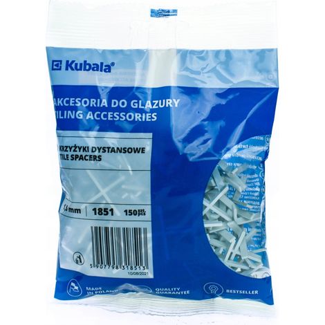 KUBALA Fliesenkreuze 1,5 mm 150 Stück 1851