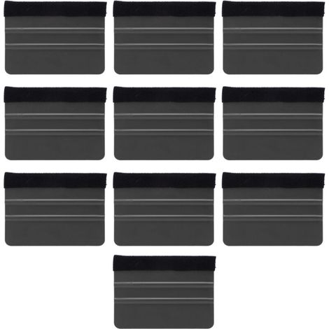 10pcs Car - Scratch-Resistant Graphics Scraper for Automotive Films for Packaging of Automotive Films (Black) (1/4)