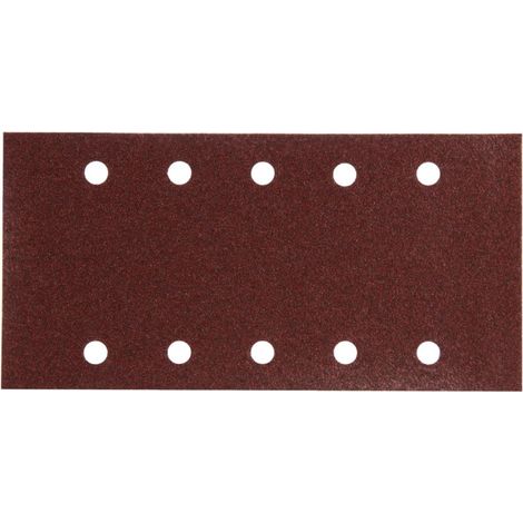 Carta vetrata Makita 115 x 229 mm, K60, 10 pz. 115 x 229 mm - K60 - 10 pz. - 10 fori (1/3)