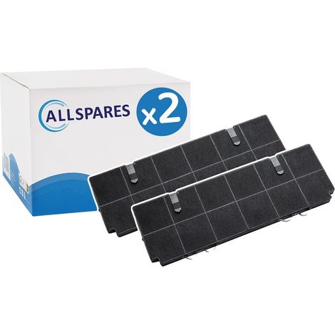 AllSpares Koolstoffilter voor Afzuigkappen (2 st.) geschikt voor AEG / Electrolux / Zanussi MCFB71 (424x142x18mm) (1/5)