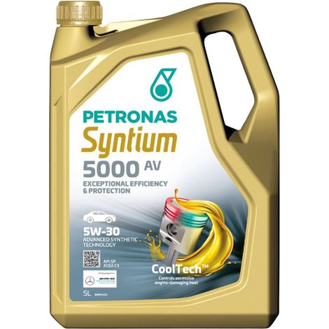 Huile moteur 5W-30 Syntium 5000 AV 5L PETRONAS