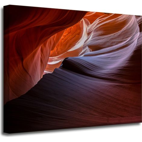 Leinwanddruck Naturmotiv Antelope Canyon 50 x 40 cm