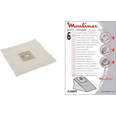 Ersatzteil - Lot 6 sacs + filtre BOOGY PRIN -  - MOULINEX
