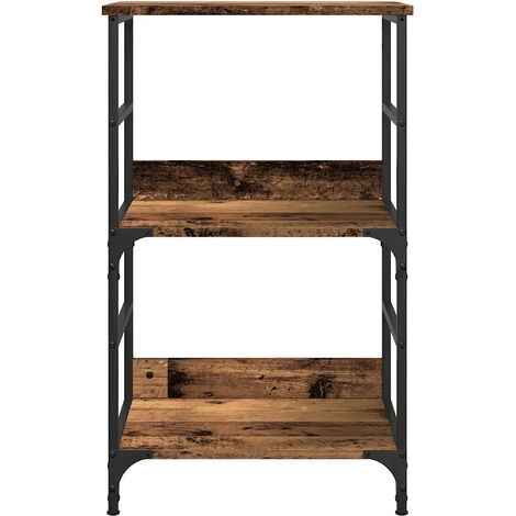 vidaXL Bücherregal altes Holz 50x33x82 cm Ingenieurholz