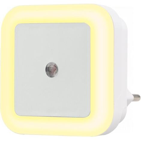 Pair Veilleuse Prise Électrique avec Détecteur de Mouvement Veilleuse Lampe LED de Automatique Nuit Blanche Chaude 2700K pour Les Enfants, Salle de Bains, Chambre à Coucher, Cuisines, Salons (1/5)