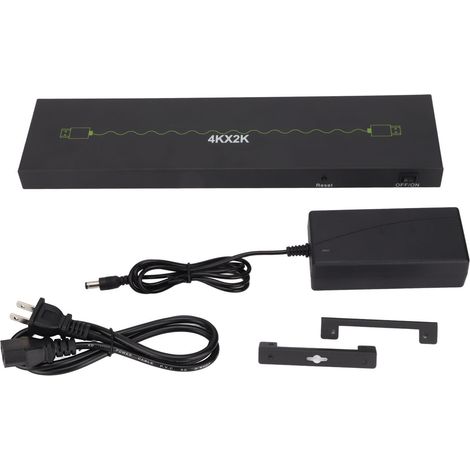 HDMI Splitter 4K 1 Entrée 10 Sorties Stable Fiable Pratique Adaptateur Multimédia 100V-240V Prise US (1/5)