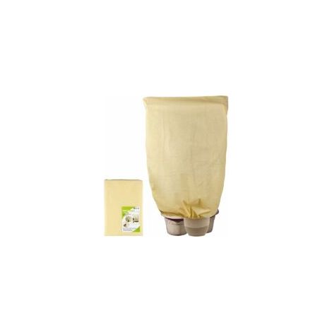 (200x240cm)Housse Hivernage pour Plantes Voile Hivernage Plante Housses de Protection Non-Tissé Beige (1/5)