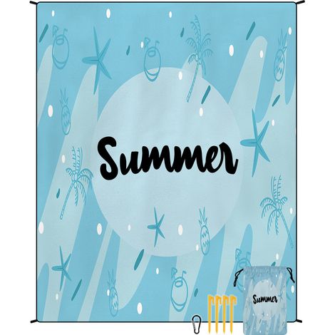 Strandmatte aus Mikrofaser im Bohème-Stil, schnelltrocknend, wasser- und feuchtigkeitsabweisend, ideal für Picknicks und Camping. Strandmatte 22
