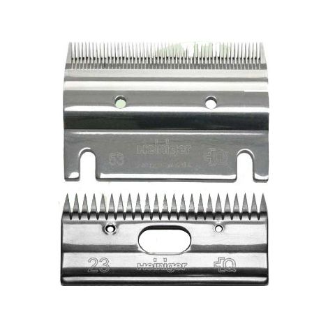 Jeu de peignes Heiniger usage vétérinaire 53 et 23 dents