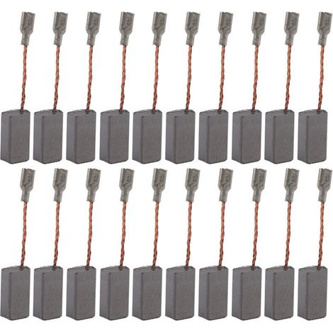 20 Pièces Remplaçables Grande Brosse de Carbone Conductrice, Brosse de Carbone Remplaçable Brosse de Carbone pour Perceuse à Moteur électrique 100 5 8 16mm