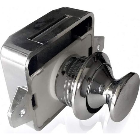 Enowelir Bouton Porte Clé Verrouillage Bouton-poussoir Bouton-poussoir Caravane Camping-car Serrure De Porte Verrouillage Bouton De Verrouillage Bouton Tiroir Armoire Porte Armoire Poignée De Meuble