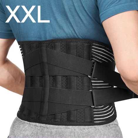 Ceinture De Soutien Lombaire - Avec Tiges En Aluminium Mémoire Et Ressorts En Acier - Pour Maintien Postural Et Soulagement Des Douleurs Lombaires - 1 Pièce (1/5)