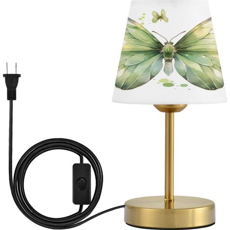 FRODOTGV Lampe de table en forme papillon vert beauté, 3 modes (1/5)