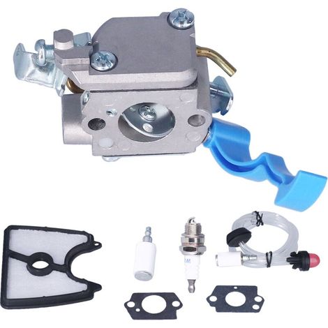 Kit de filtre à Air de carburateur, filtre à carburant pour Husqvarna 125B 28cc 2 temps 170 MPH souffleur de gaz pneumatique portatif (1/5)