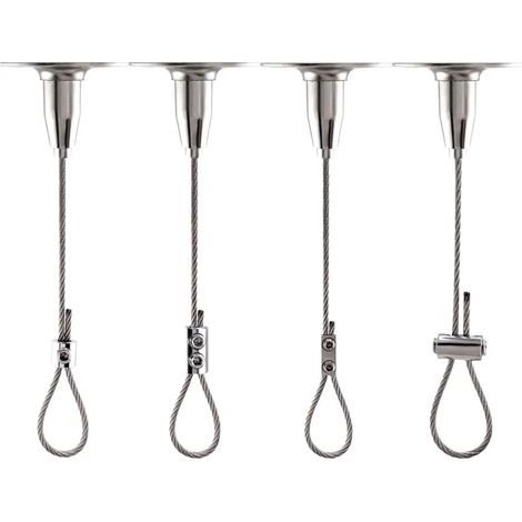 Kit de suspension réglable en acier inoxydable 4 pièces pour (1/5)