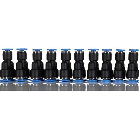 Adaptateur tuyau à tuyau en Y RS PRO vers Enfichable 4 mm Enfichable 4 mm ( Prix pour Paquet de 10 ) (1/3)