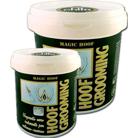 Graisse pour sabots 500 g: Onguent noir pour sabots Hoof Grooming avec action durcissante