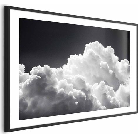 Poster – Entdecke das endlose Spiel von Sonnenlicht, Wolken und Schatten am Himmel. (1/4)