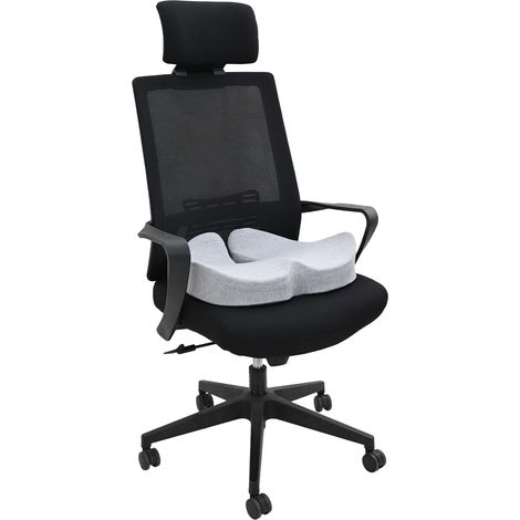 vidaXL Seat Cushion Light Grey 48 x 42 x 11.5 cm Memory Foam (1/4)
