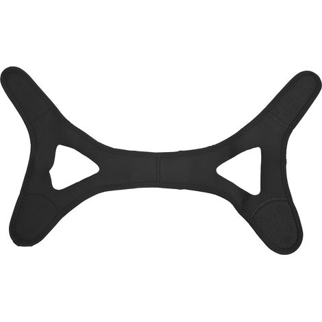 Sangle menton anti-ronflement réglable pour hommes et femmes - Noir (1/5)