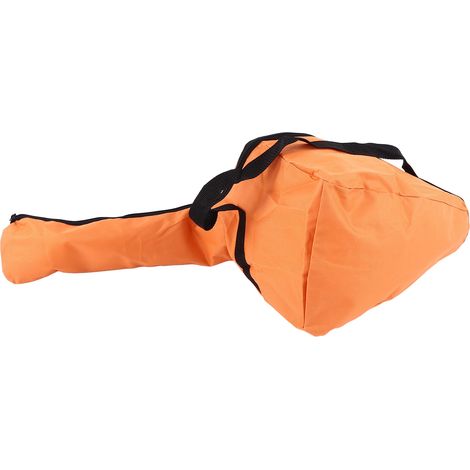 Sac de transport pour tronçonneuse portable, étui de protection intégré pour outils de jardin, accessoire de rangement orange. (1/5)