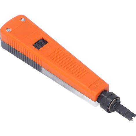 Outil de sertissage de câbles réseau à double lame, rotatif et portable, avec filet de queue pour câbles Cat 6A (1/5)