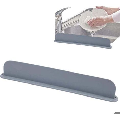 Protection anti-éclaboussures en silicone pour évier de cuisine, protection anti-éclaboussures extra longue pour l'évier Pr (1/4)