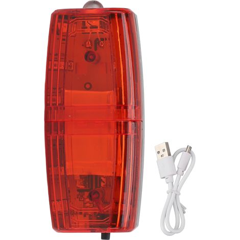 Ortviai Lampe d'alerte LED pour épaule, clignotante rechargeable avec capteur de gravité, rouge – pour vélo, course nocturne et cosplay (1/5)