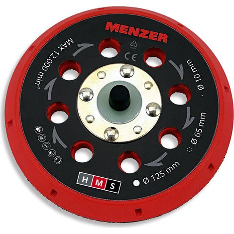 MENZER Plateau de Ponçage à Perforations Multiples 125 mm Medium pour MENZER ETS 125