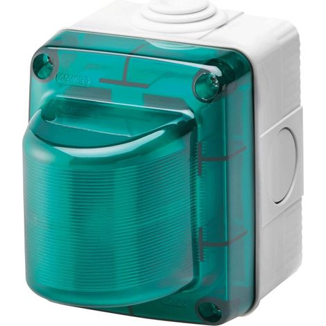Spia Segnalazione Diffusore Verde Stagna ( Gewiss Cod. Gw27416 )