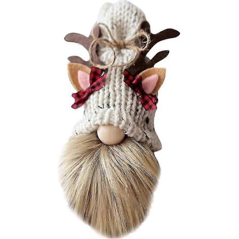 2er-Pack Gnome Plüschpuppe ohne Gesicht, dekorative Gnome, festliche Geschenke, Figuren, Weihnachtsdekoration, Heimdekoration, Tischdekoration, Bastelornamente (b-l2) (1/5)