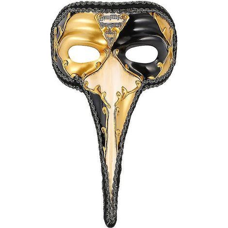 1 masque à long nez pour décorations d'Halloween (1/3)