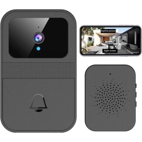 Timbre inalámbrico Wi-Fi con visión nocturna y cambiador de voz para el hogar.