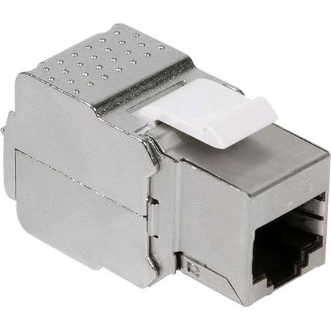 LOGILINK Frutto Keystone RJ45 Cat6A 10Gigabit STP 180o Toolless