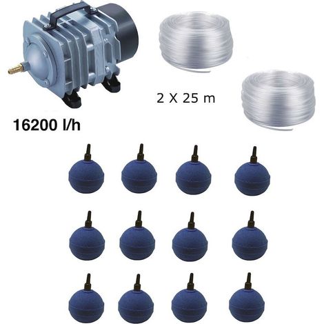 Aération Complète Bassin De Jardin 12 Boules Diffuseurs de 30000 à 50000 litres (1/5)
